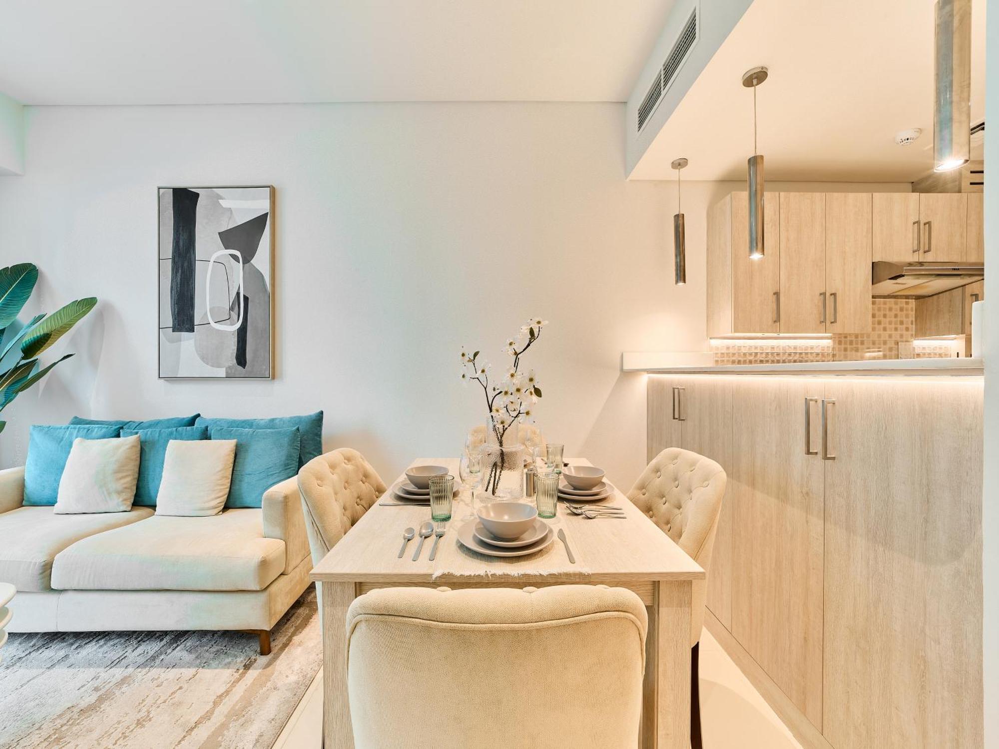 First Class Apartments In Seven Palm With Direct Access To The West Palm Beach And Nakheel Mall ดูไบ ห้อง รูปภาพ